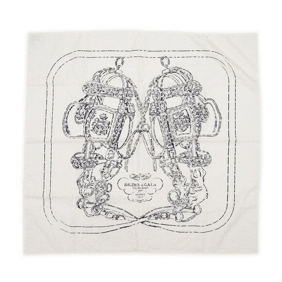 HERMES Black Scarf - Picture 1 of 4